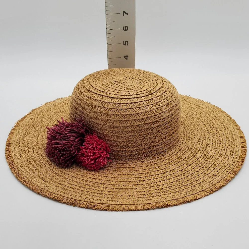 Sonoma Pom-Pom accent, Large Brim, Floppy Hat